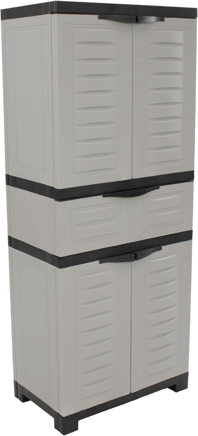 Sunnydaze 57" H Resin Garage Storage Cabinet by SunnydazeDecor