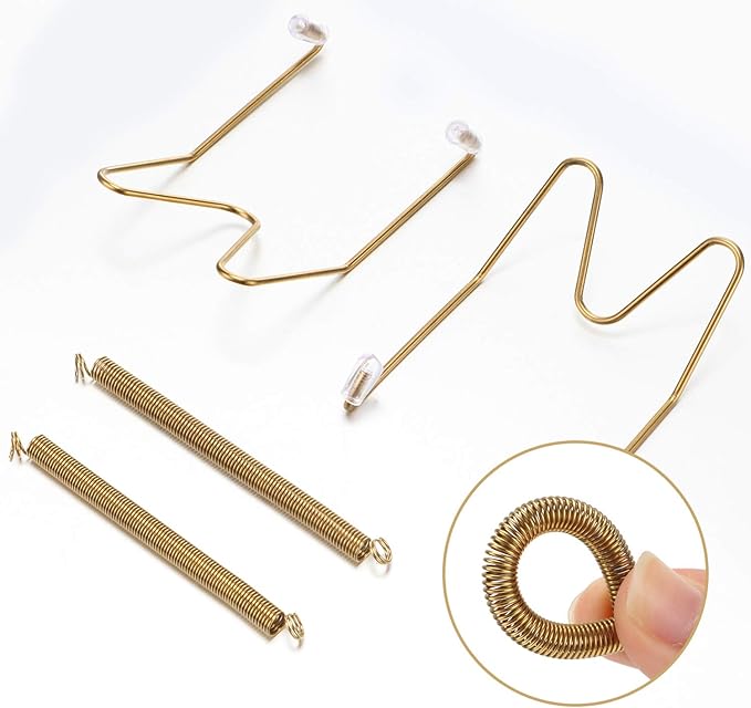 Hotop 12 Pieces Plate Hangers for Wall Stainless Steel Wire Invisible Heavy - Image 5