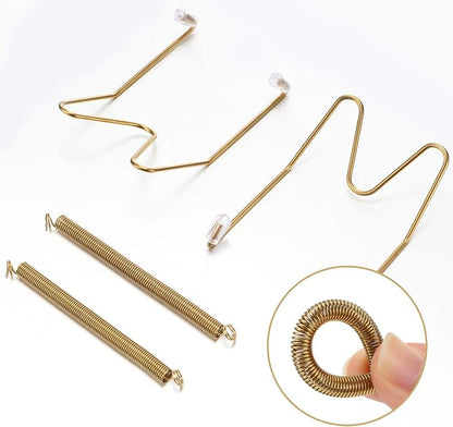 Hotop 12 Pieces Plate Hangers for Wall Stainless Steel Wire Invisible Heavy - Image 5