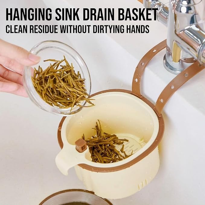 Bvj Multifunctional Hanging Sink Drain Basket, Foldable Hanging Kitchen Sink - Image 2