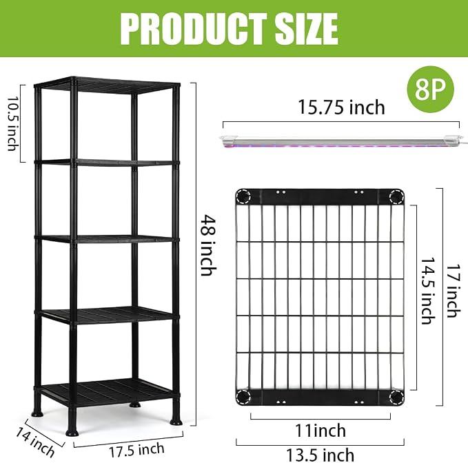 BTPLASTIK Plastic Plant Stand, - Image 2