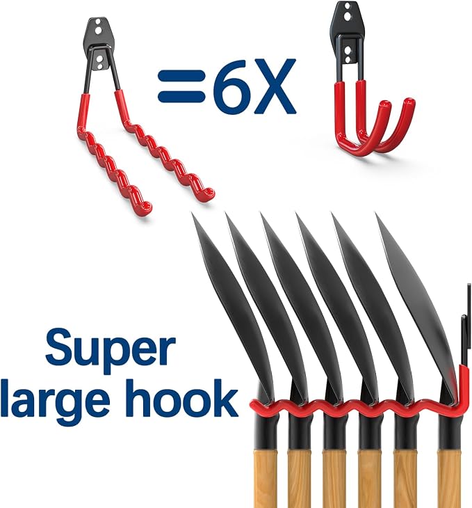 3-H Garage Wall Hooks 20 Pack, Garage Hooks Heavy Duty - Image 5