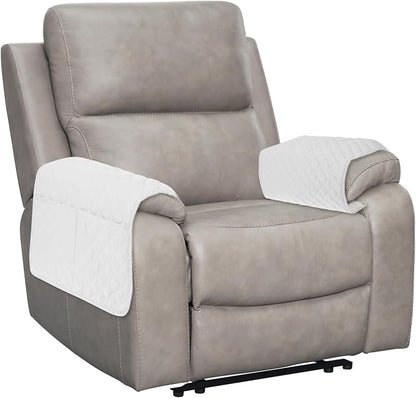 uxcell 2 PCS Armrest Covers, Couch Arm Cover Furniture Protect Slide Recliner by uxcell