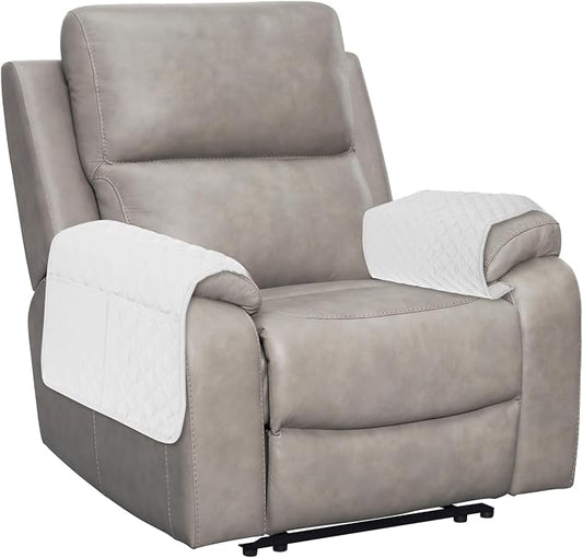 uxcell 2 PCS Armrest Covers, Couch Arm Cover Furniture Protect Slide Recliner by uxcell