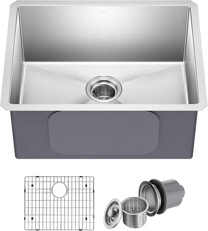 KRAUS Standard PRO 23-Inch 16 Gauge Undermount Single Bowl Stainless Steel by KRAUS