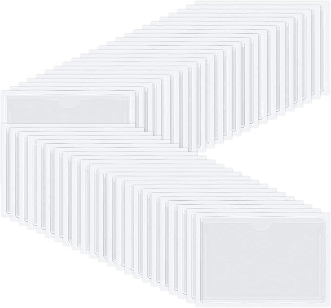 Chinco 30 Pcs Self Adhesive Pockets, Bin Labels by Chinco