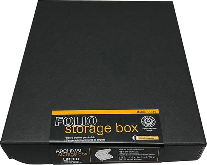Lineco Clamshell Archival Storage Box, Organize and Store Photos Documents by Lineco