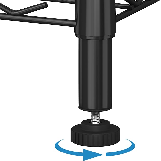 HOMEFORT 5-Shelving Unit, Adjustable Wire Shelving, Metal Wire Shelf Rack - Image 9