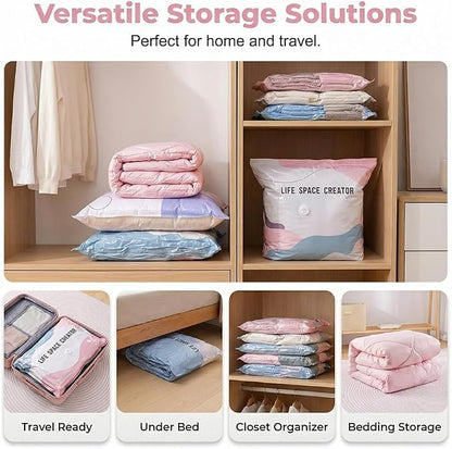 3pcs No-Pump Vacuum Storage Bags, 2026 New Cube Compression Space Saver Bags - Image 5