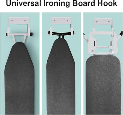 Ironing Board Hanger Wall Mount Ironing Board Holder Organizer Wall Rack - Image 5