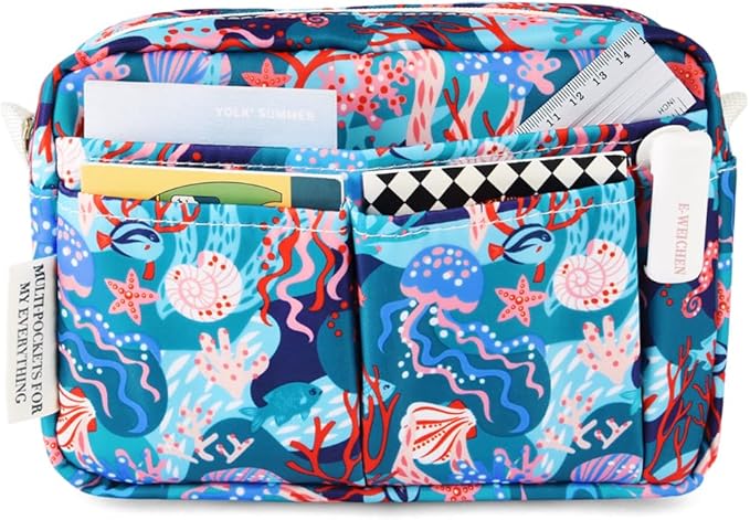 E-WEICHEN Multiple Pockets Portfolio Organizer by E-WEICHEN