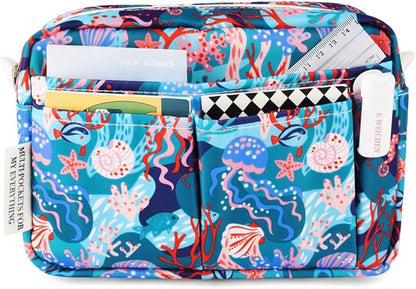 E-WEICHEN Multiple Pockets Portfolio Organizer by E-WEICHEN