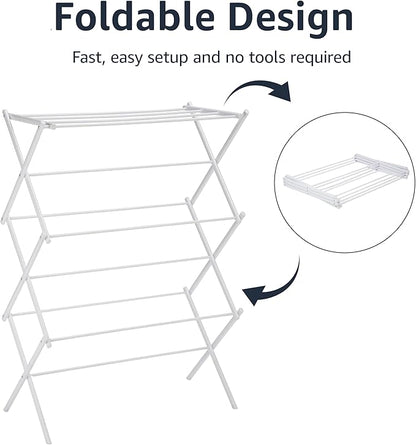 Amazon Basics Foldable Portable Laundry Rack - Image 3