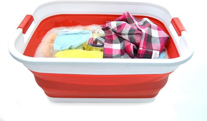 SAMMART Set of 2-41L Collapsible Plastic Laundry Basket-Pop Up Storage - Image 3