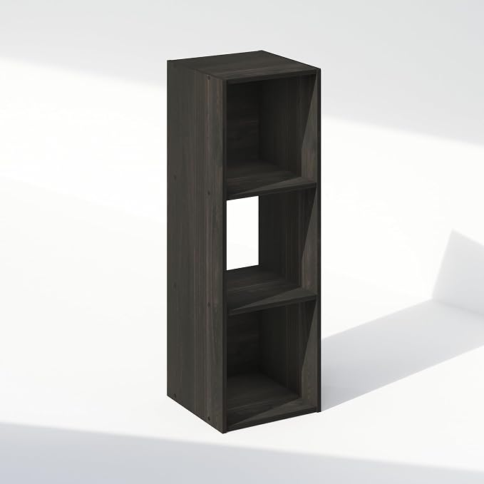 Furinno PELLI Book Shelf, 3-Cube Bookshelf, Cube Storage Organizer Bookcase - Image 3