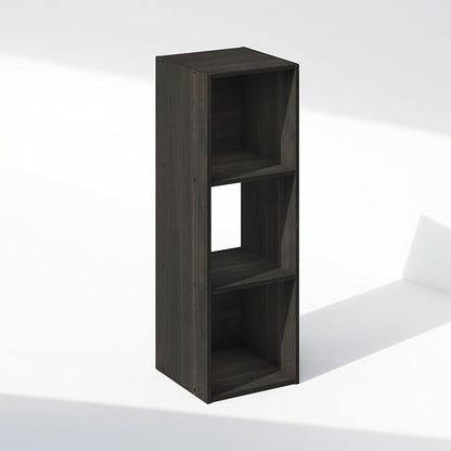 Furinno PELLI Book Shelf, 3-Cube Bookshelf, Cube Storage Organizer Bookcase - Image 3
