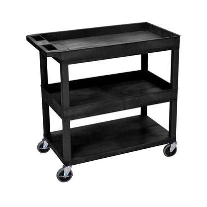 LUXOR EC112-B Multipurpose Utility Tub Cart by LuxorWorkspaces