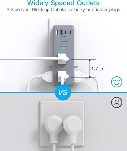 Surge Protector Outlet Extender - - Image 6