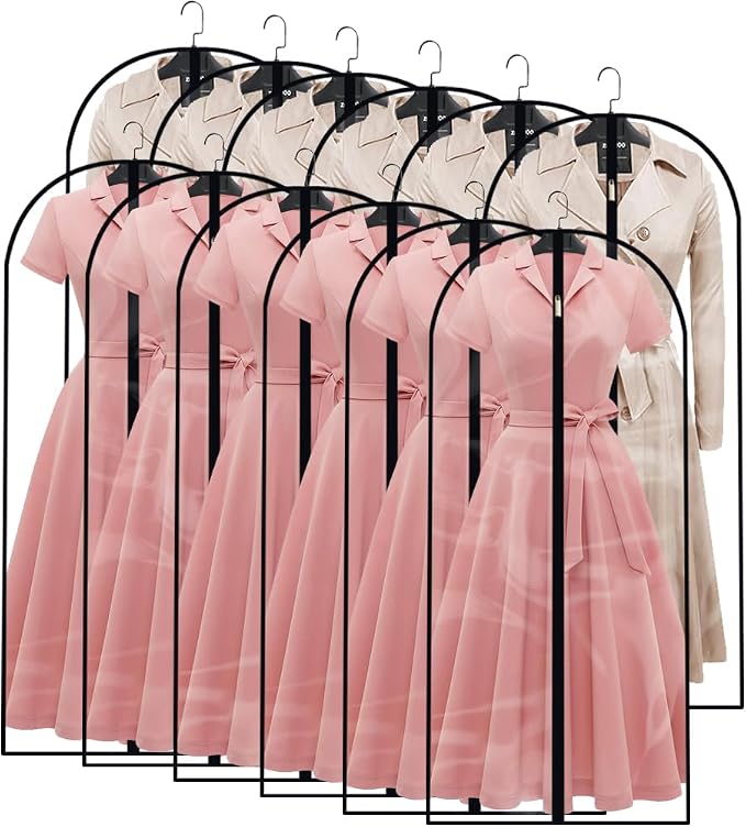 Garment Bags for Hanging Clothes Travel Clothes Storage Bags Closet Cover for by HomeClean