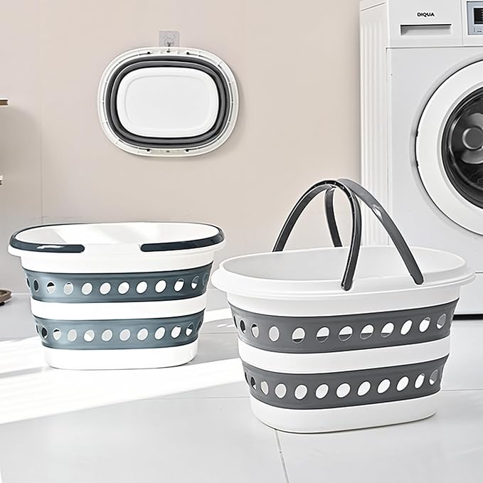 Compact Collapsible Laundry Basket, Small Size Pop-Up Hamper Perfect - Image 5