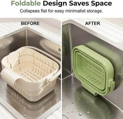 Foldable Hanging Kitchen Sink Drain Basket, 2026 New Collapsible Faucet-Hanging - Image 5
