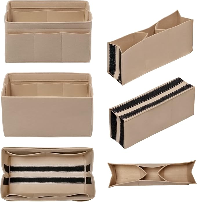 DailyPlus Purse Organizer Insert Felt Bag Organizer Handbag Organizer Insert - Image 3