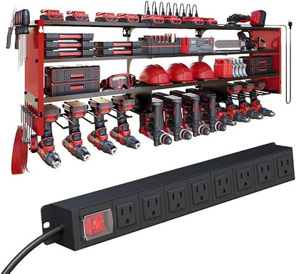 4 Layers Power Tool Organizer Wall Mount by DIOOSN