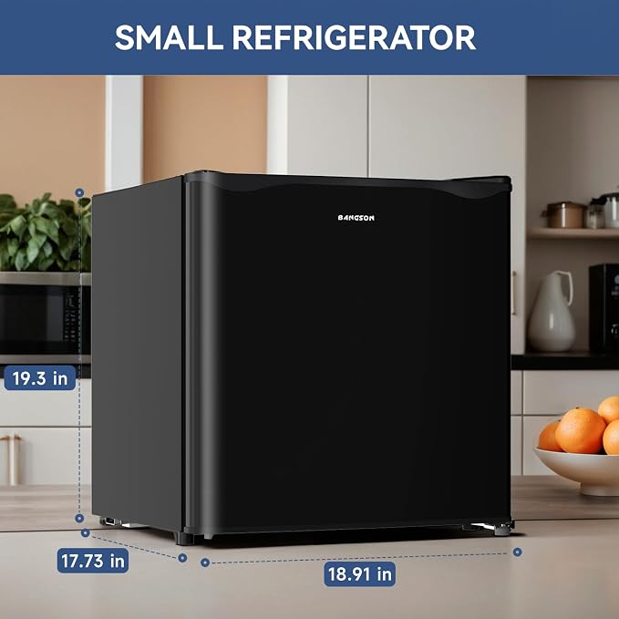 BANGSON Small Refrigerator, 1.6 Cu.Ft Mini Fridge - Image 2