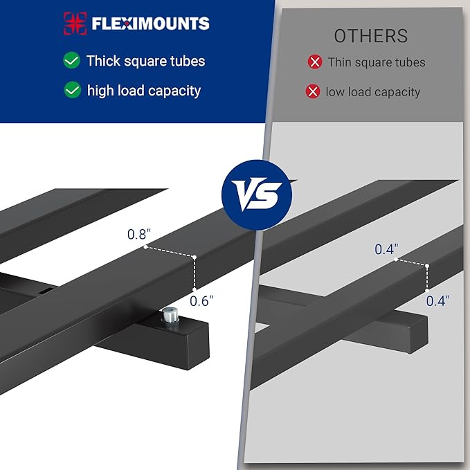 FLEXIMOUNTS 4-Pack 2x6ft Heavy Duty Garage Wall Shelving, 800lbs Capacity - Image 7