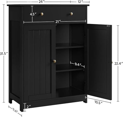 Yaheetech Small Bathroom Storage Cabinet - Image 3