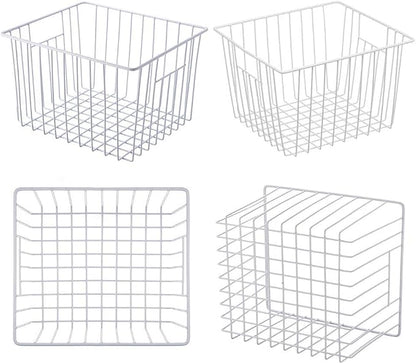 Freezer Wire Baskets, Kitchen Storage Organizer Bins - Image 6