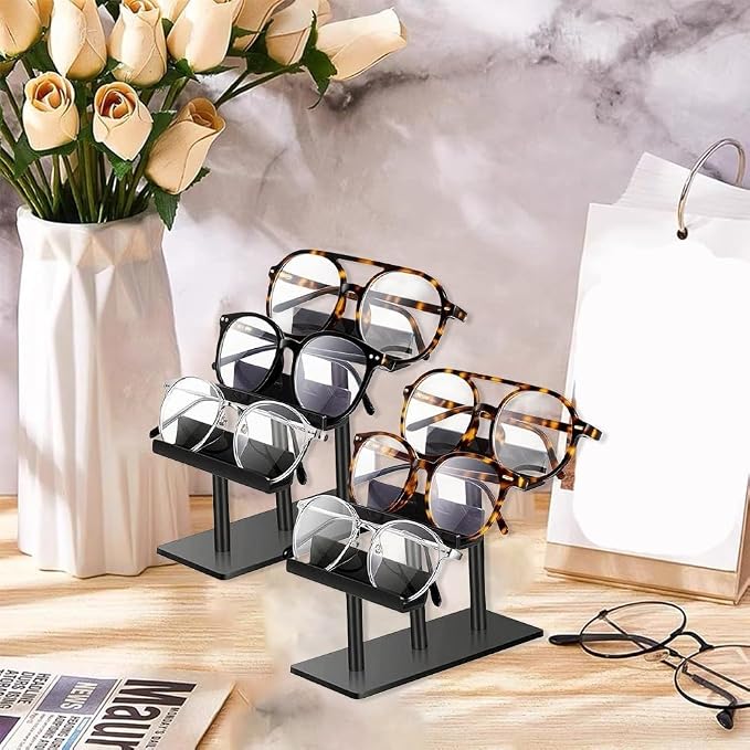 Set Of Two 3 Tier Acrylic Sunglasses Display Stands - Image 3