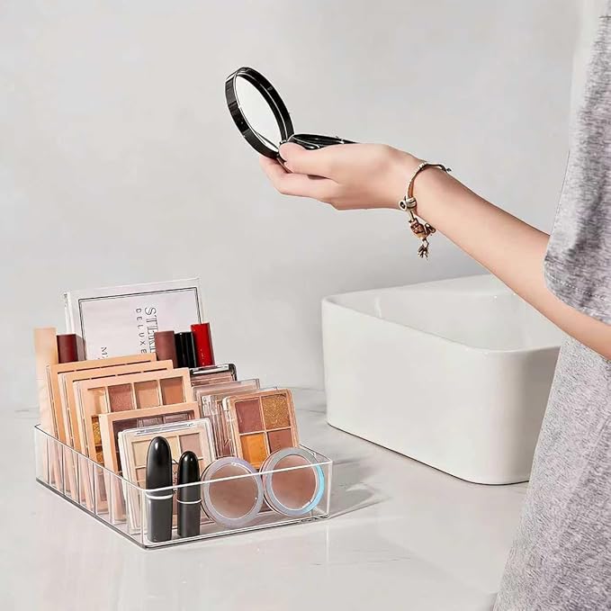 WECHENG Clear Plastic Acrylic Makeup Organizer - Image 3