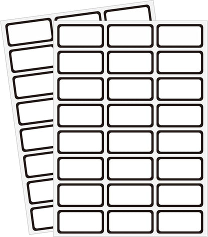STARLIBOO Removable Labels, Blank Freezer Labels by STARLIBOO