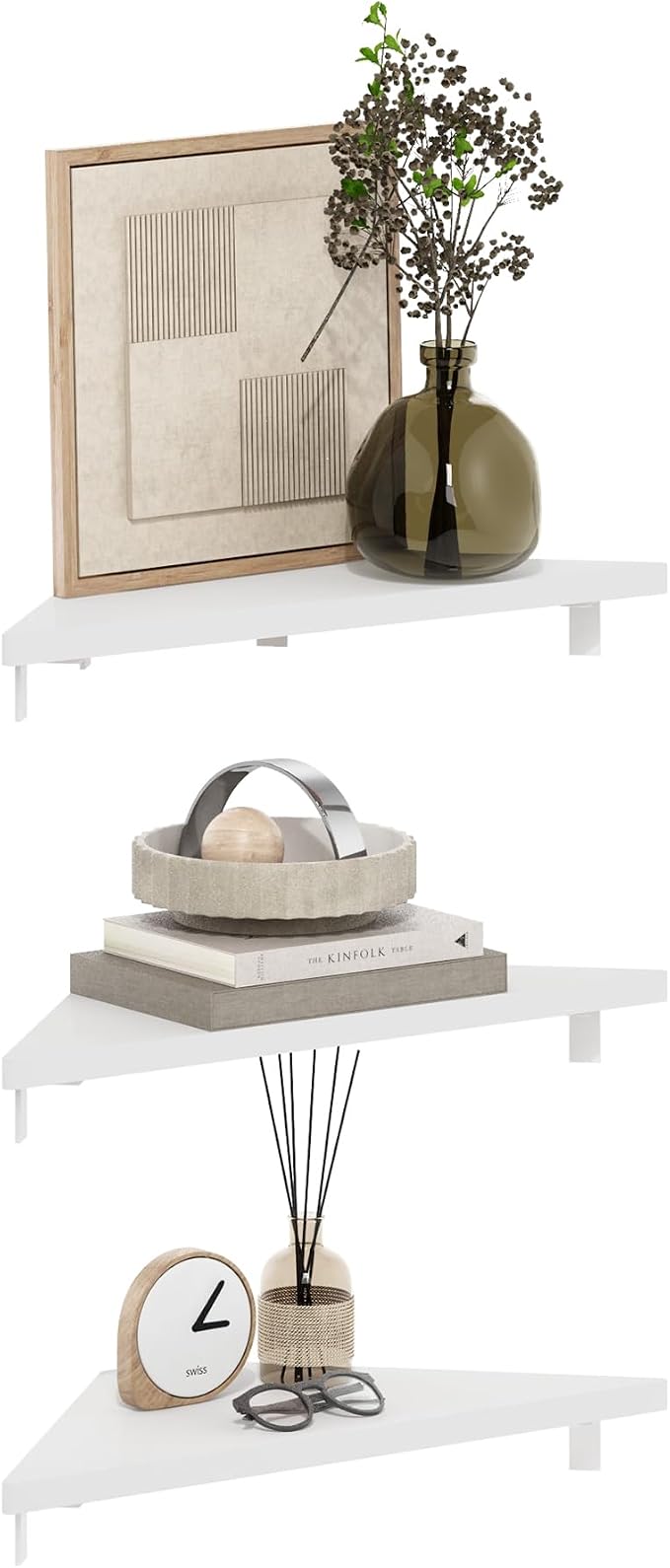 Furinno Rossi Triangle Floating Shelves - Image 4