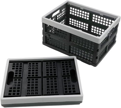 16-Liter Collapsible Storage Crates/Folding Milk Basket by Doryh