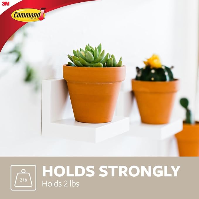 Command Display Ledges, Holds up to 2 lb, 2 Ledges - Image 4