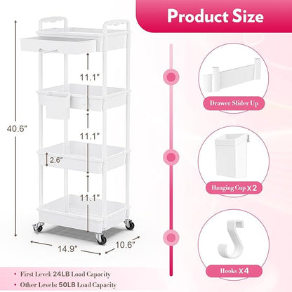 SUNALLY Makeup Cart Organizer - Image 2