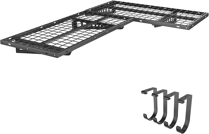 FLEXIMOUNTS 2 Pack 2x4ft Corner Wall Shelving by FLEXIMOUNTS