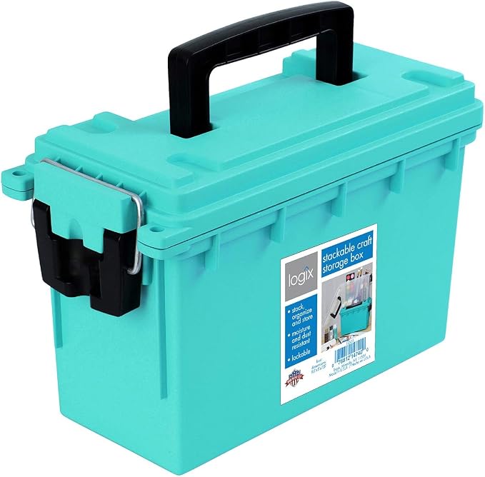 12533 Teal Craft Organizer by Logix