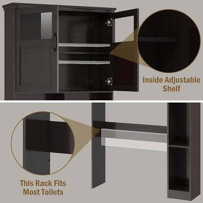 Vabches Over The Toilet Storage Cabinet - Image 7
