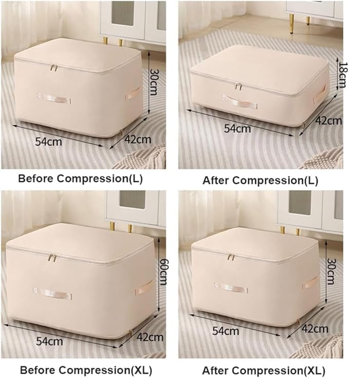 Ultra Space Saving Self Compression Organizer, 2024 NEW Heavy Duty Moving Bags - Image 3