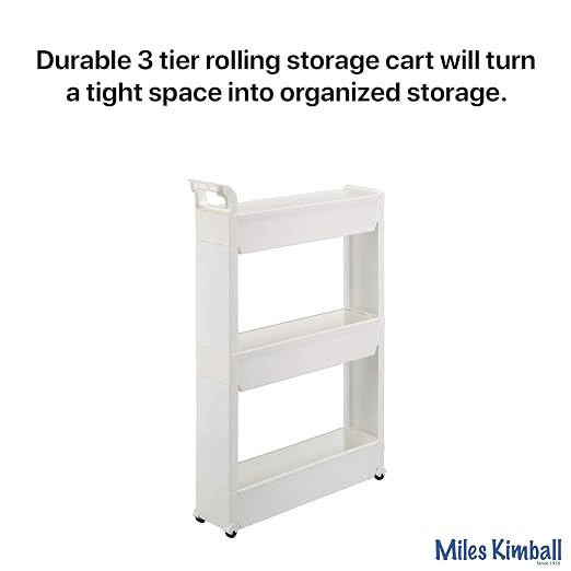 Miles Kimball Slim Storage Cart - Image 8