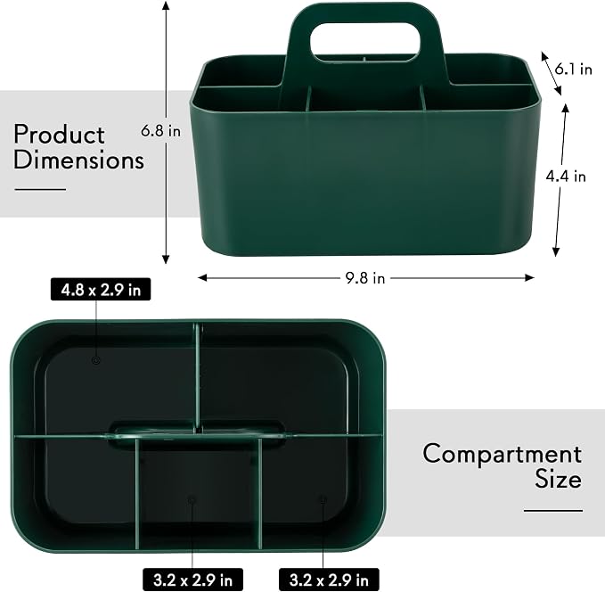 Tiawudi Multipurpose Caddy Organizer, Plastic Caddy - Image 2