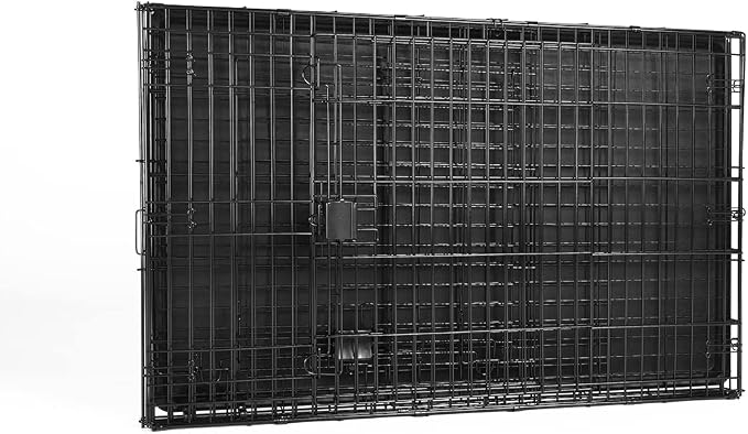 Amazon Basics Durable, Foldable Metal Wire Dog Crate - Image 4