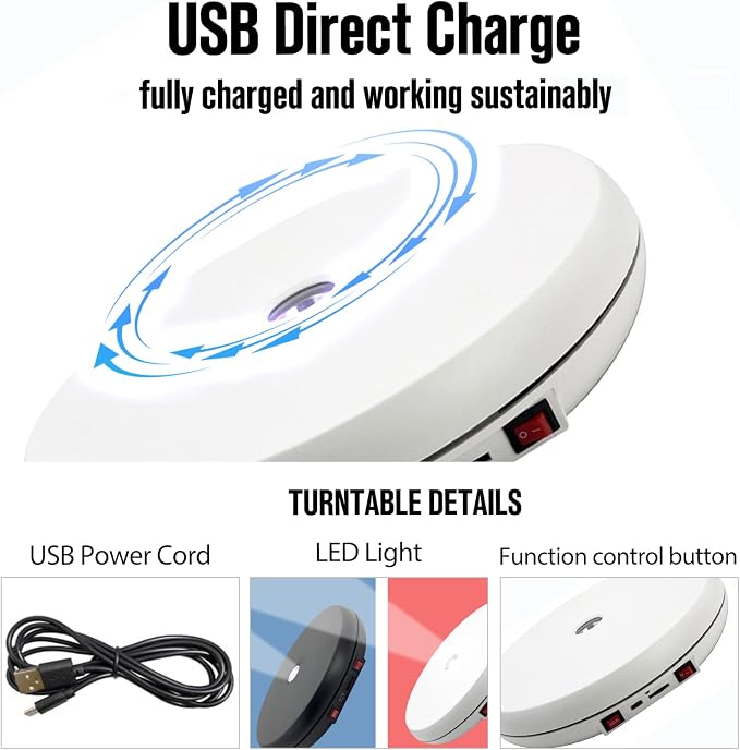 JAYEGT Motorized Rotating Display Stand - Image 5
