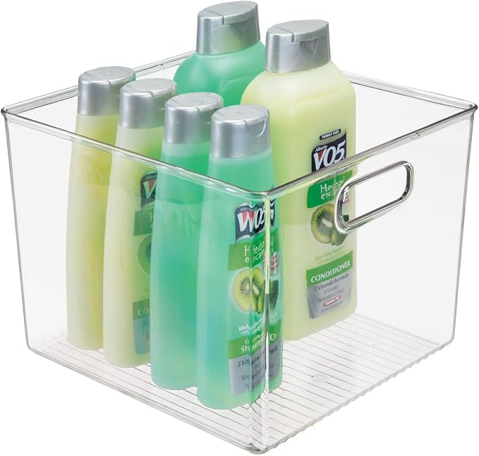 mDesign Plastic Modern Storage Organizer Bin Basket by mDesign