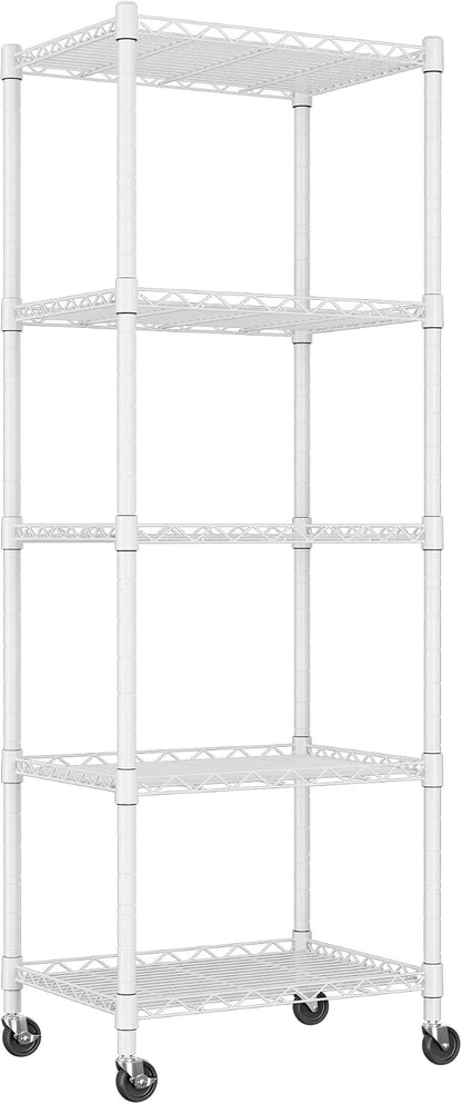 REGILLER 5-Wire Shelving Metal Storage Rack Adjustable Shelves, Standing by REGILLER
