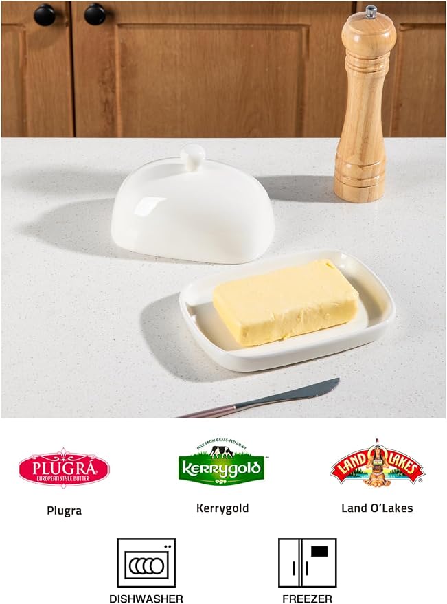 Sweejar Ceramic Butter Dish - Image 2