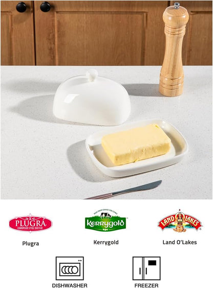 Sweejar Ceramic Butter Dish - Image 2